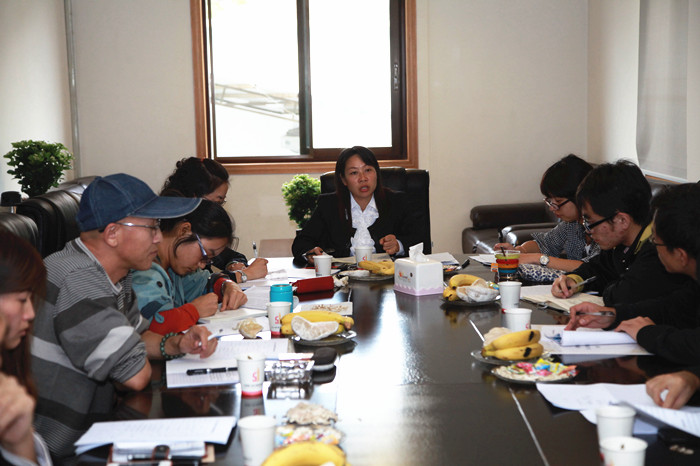 公司黨委副書記、紀(jì)委書記吳倩總結(jié)發(fā)言